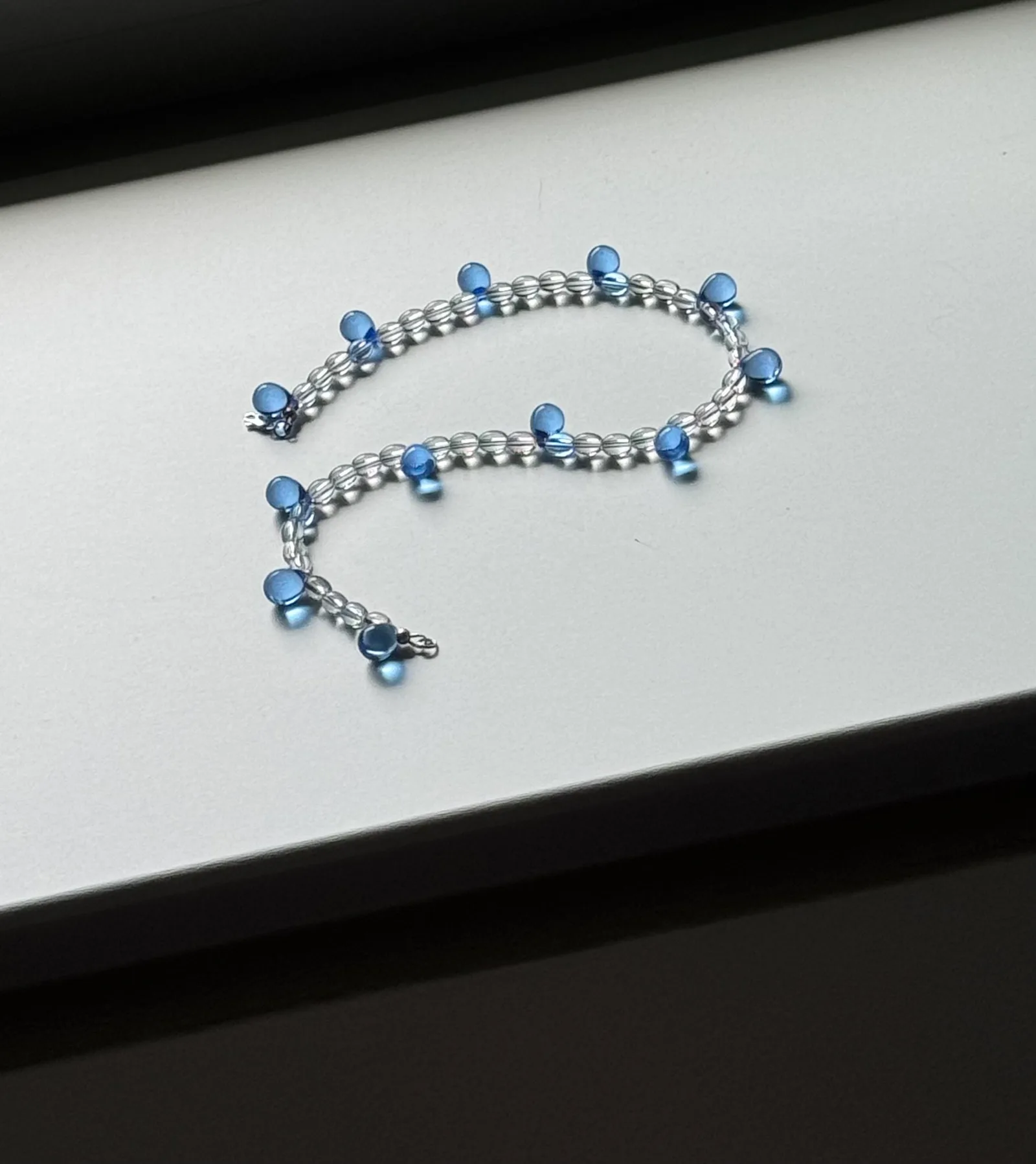 Lumina Blue Drop Necklace